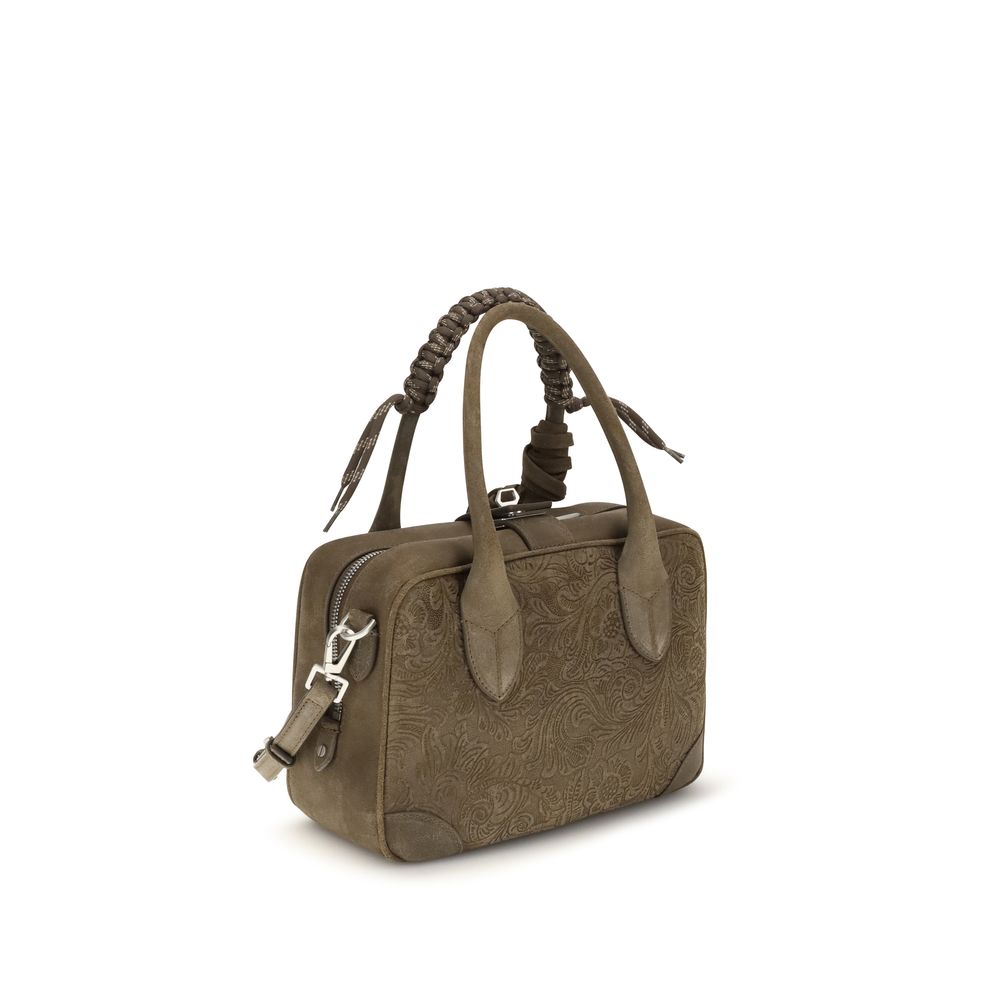 Golden Goose Brown Calf Leather Handbag