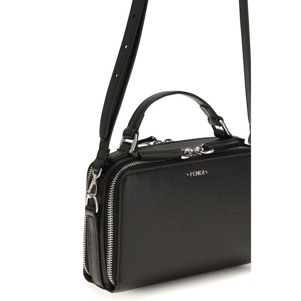 Fendi Black Calf Leather Handbag
