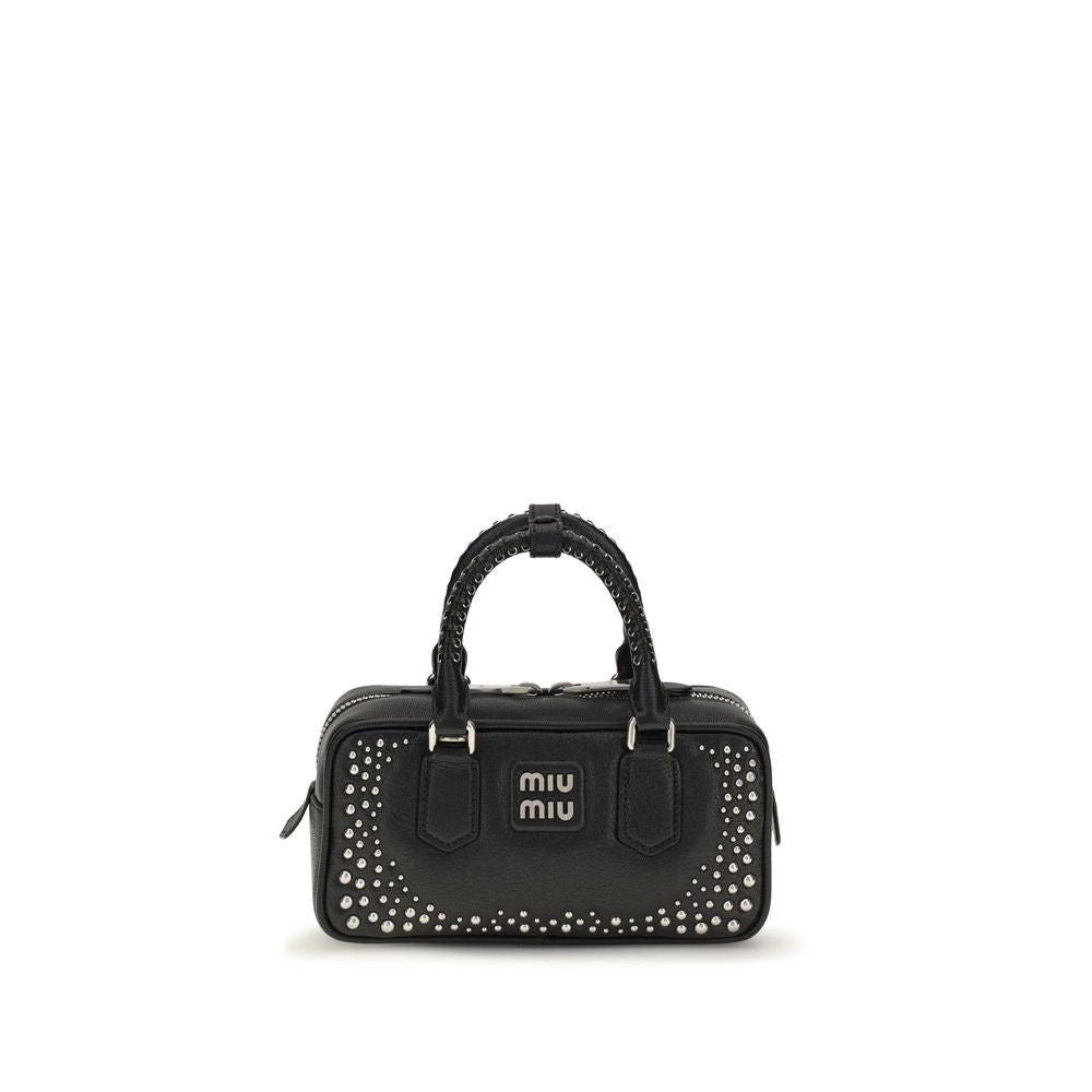 Miu Miu Black Calf Leather Handbag