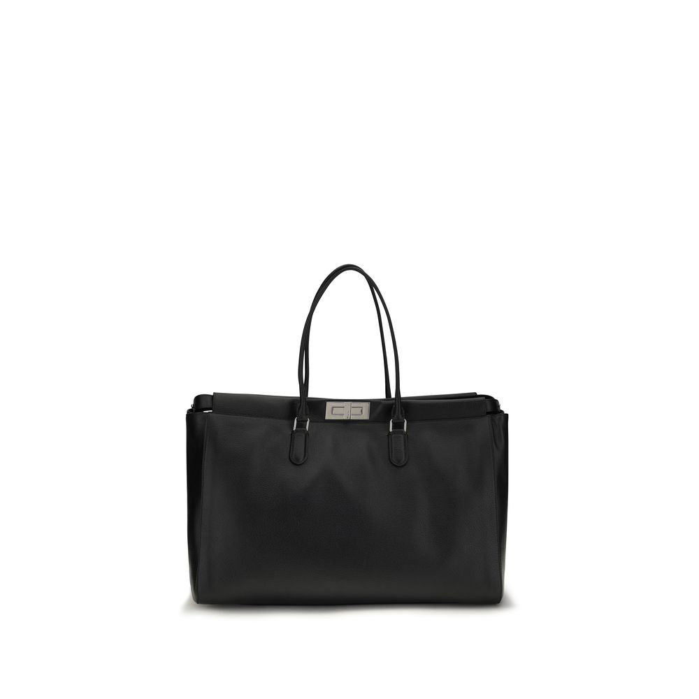 Fendi Black Calf Leather Handbag