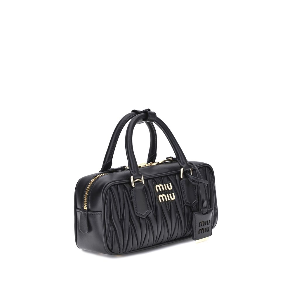 Miu Miu Black Calf Leather Handbag