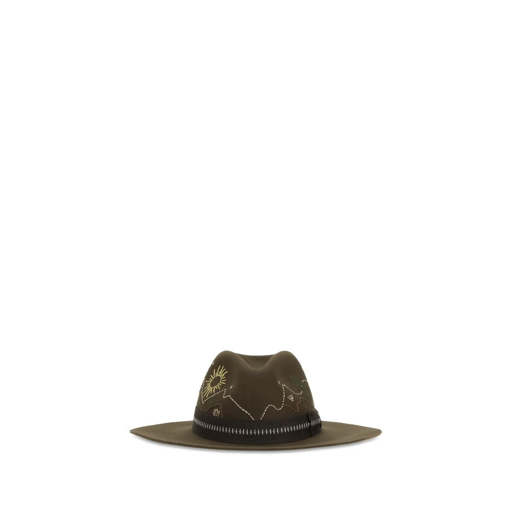 Golden Goose Bicolor Wool Fedora