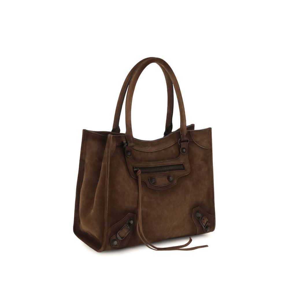 Balenciaga Brown Calf Leather Handbag