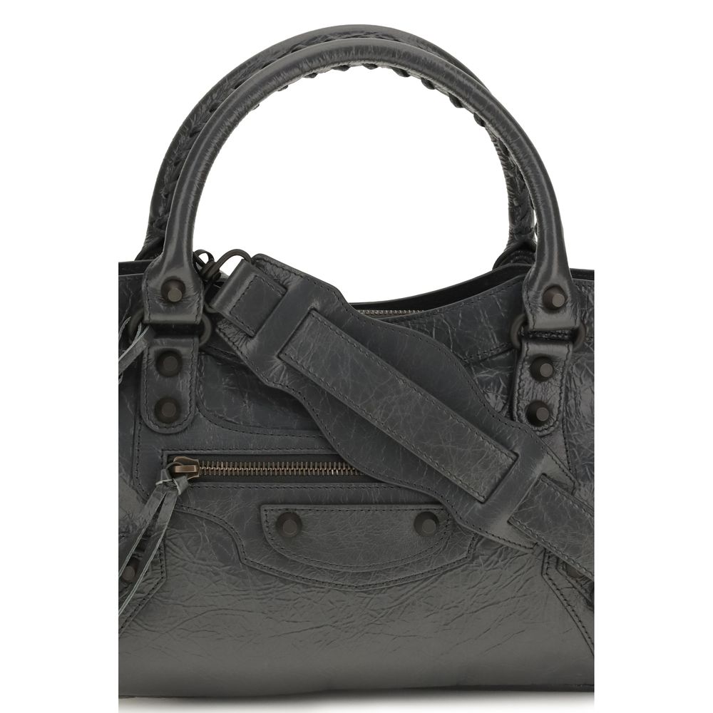 Balenciaga Gray Lamb Shoulder Bag