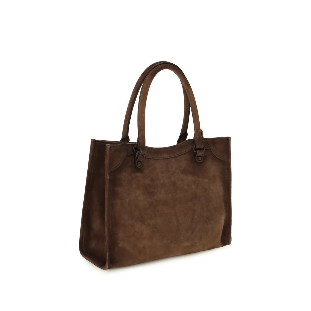Balenciaga Brown Calf Leather Handbag