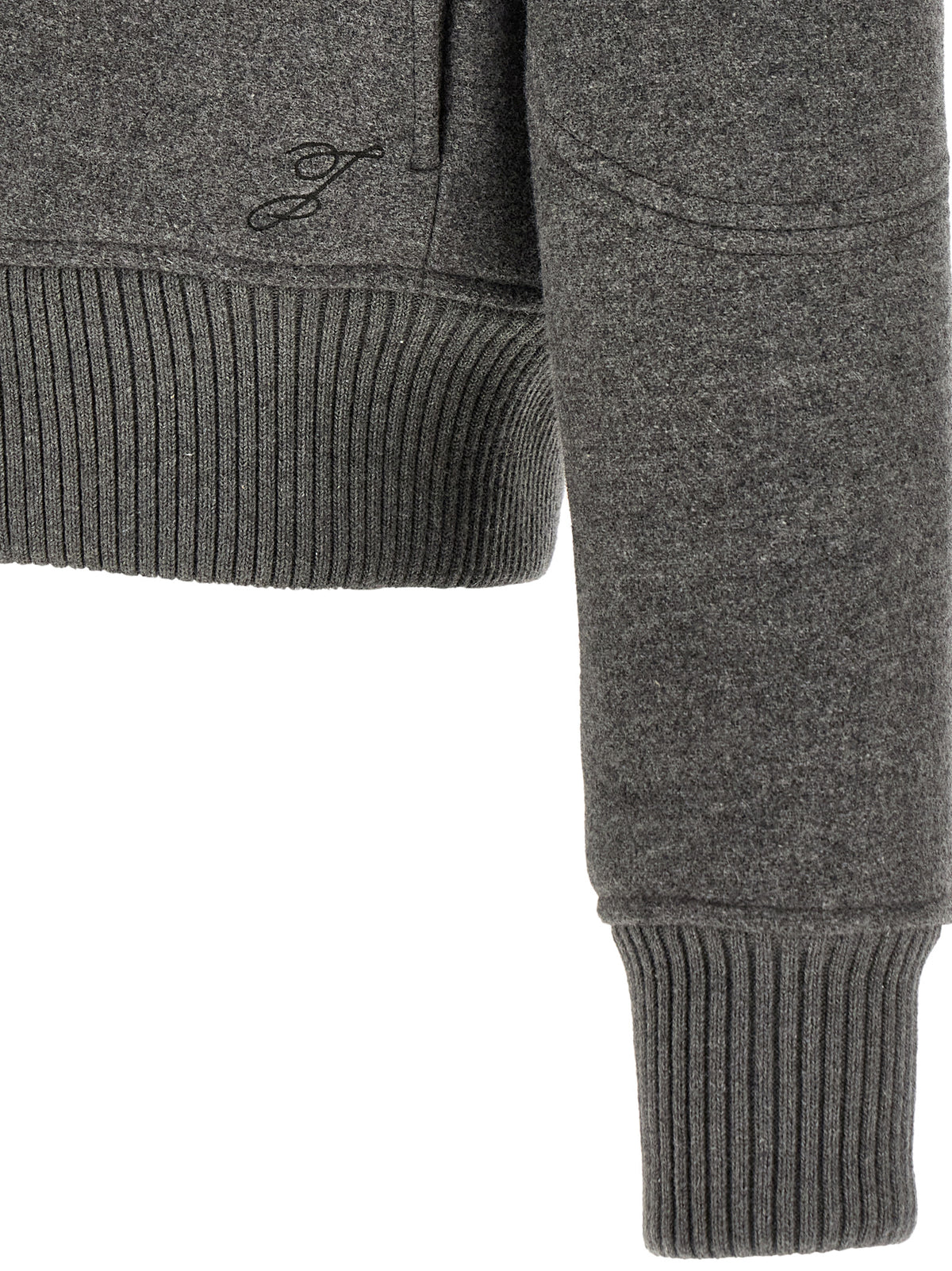 Jacquemus Gray Virgin Wool Bomber