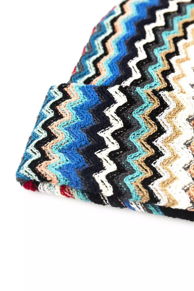 Chapeau homme en laine multicolore