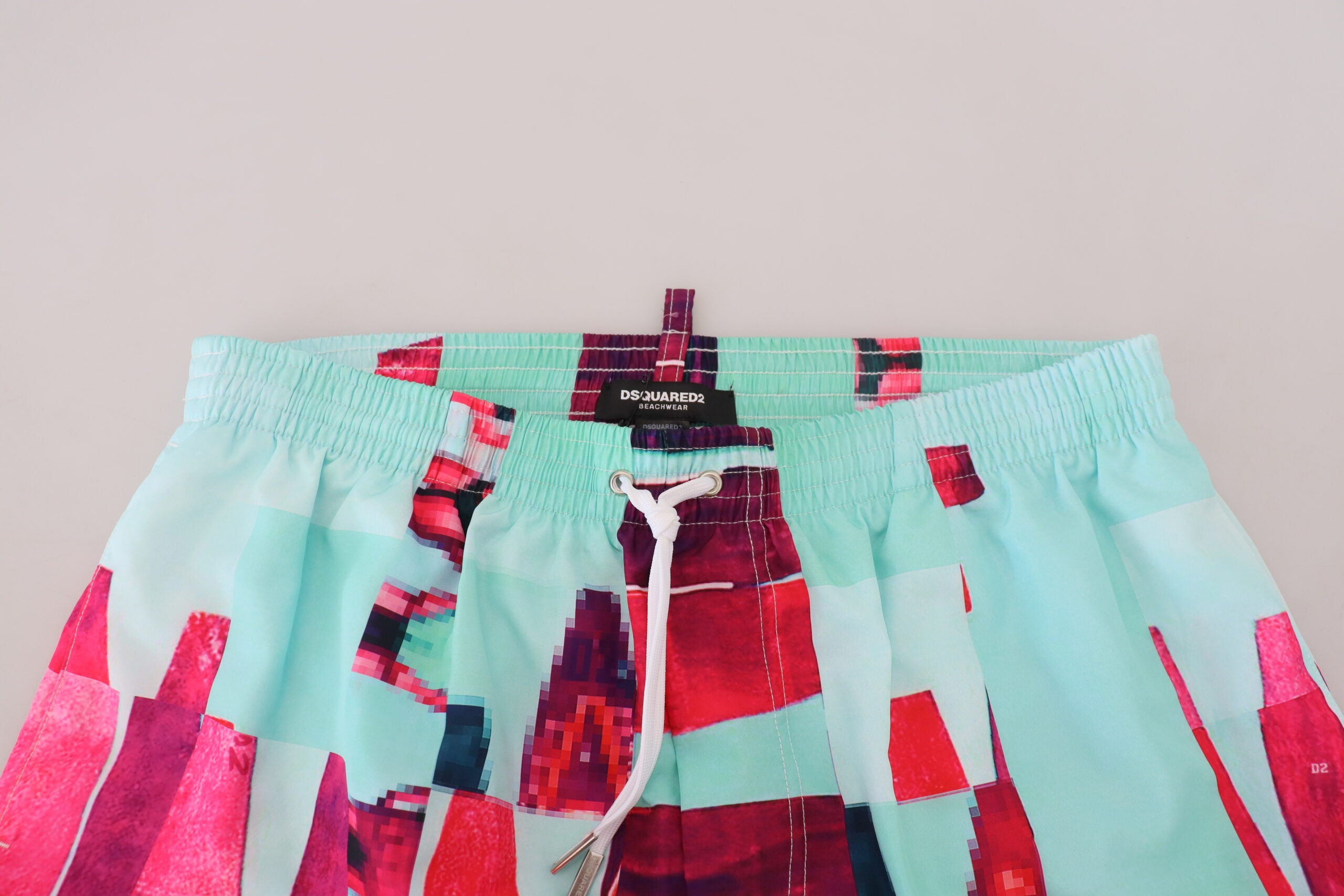 Short de bain imprimé multicolore