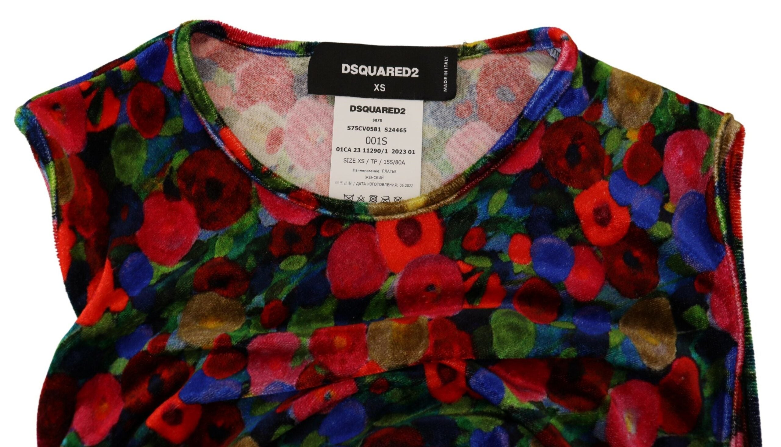 Multicolor Floral Synthetic Maxi Dress with Ruched Detail