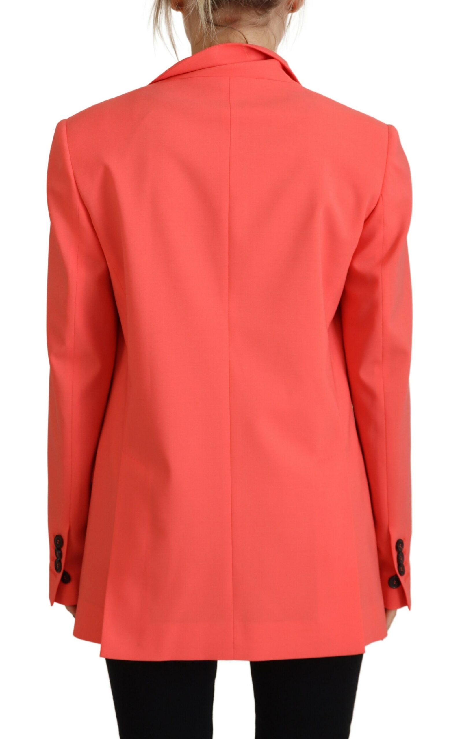 Dsquared² Veste de blazer croisée rose
