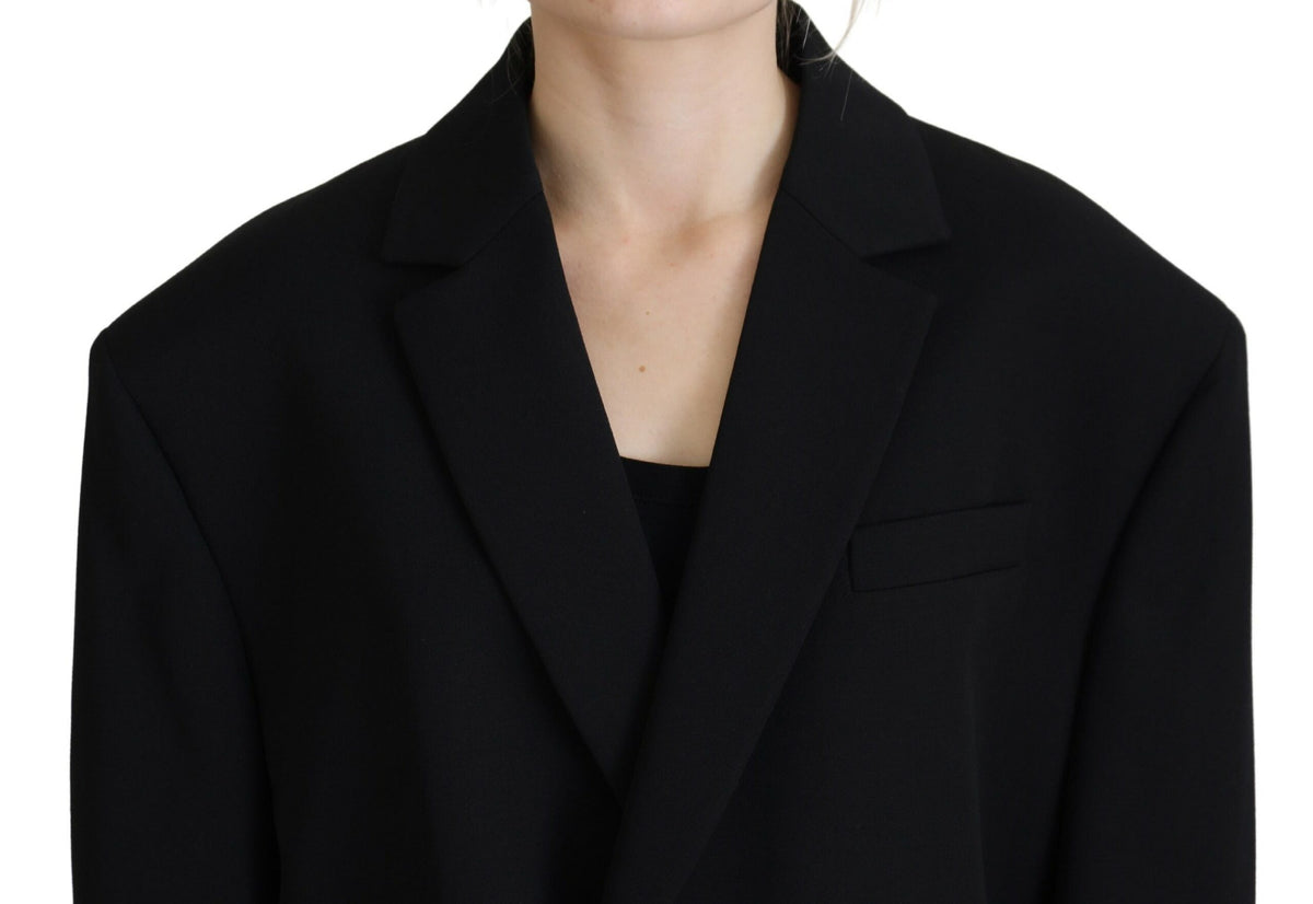 Veste-blazer croisée noire Dsquared²