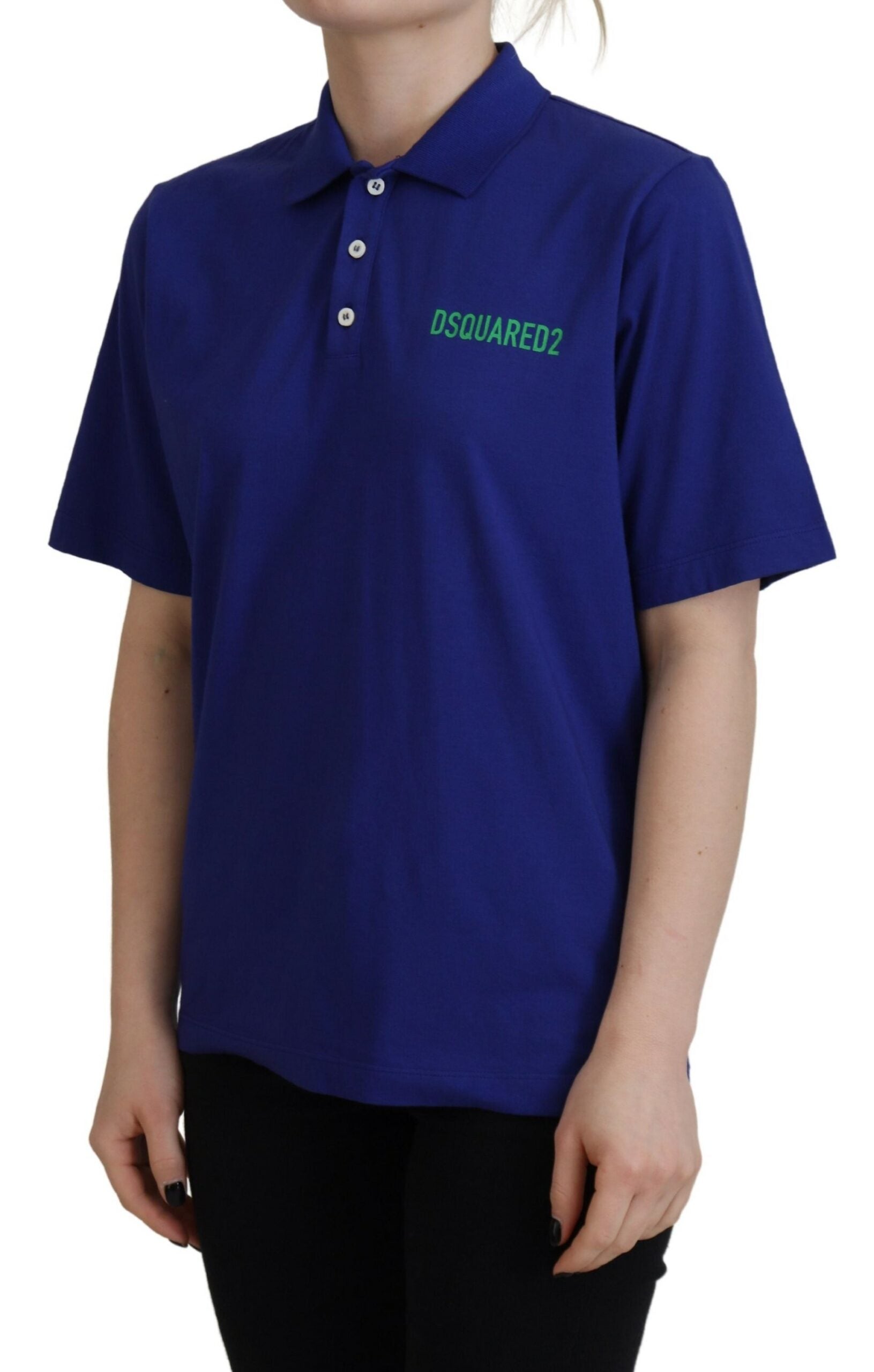 T-shirt polo à manches courtes Blue Collared Writings