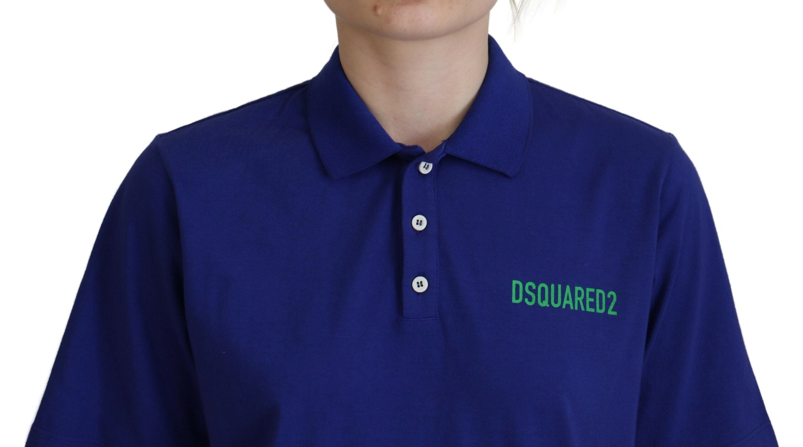 T-shirt polo à manches courtes Blue Collared Writings