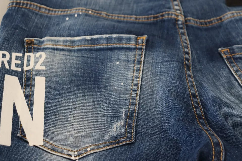 Jean court taille basse Blue Icon Cool Girl