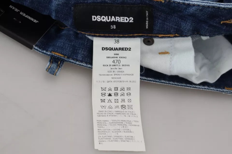 Jean skinny taille basse Jennifer Denim de Blue Icon