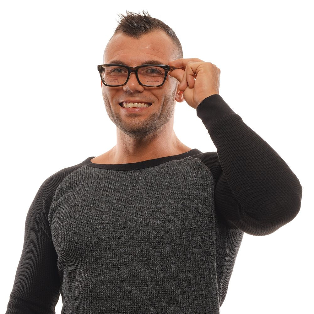Grey Full-Rim Glasses with Synthetic Wood & Horn Frame