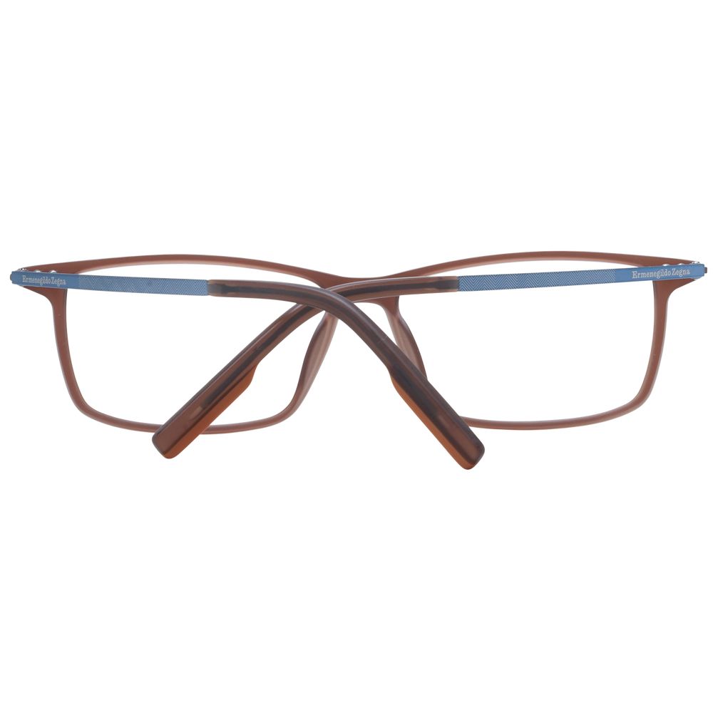 Brown Synthetic Full-Rim Rectangle Glasses