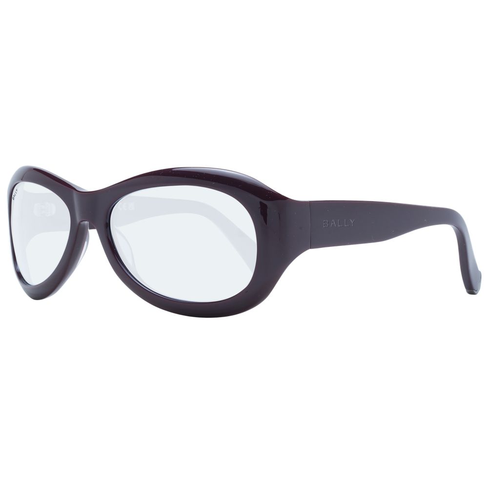 Purple Synthetic Sunglasses with Blue Lenses