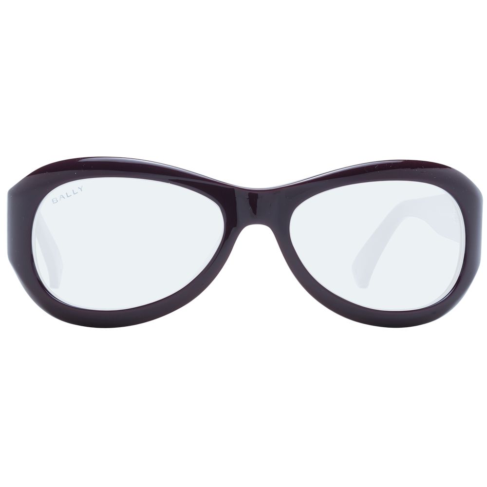 Purple Synthetic Sunglasses with Blue Lenses