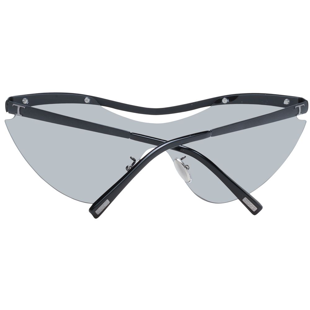 Schwarze Metall-Sonnenbrille