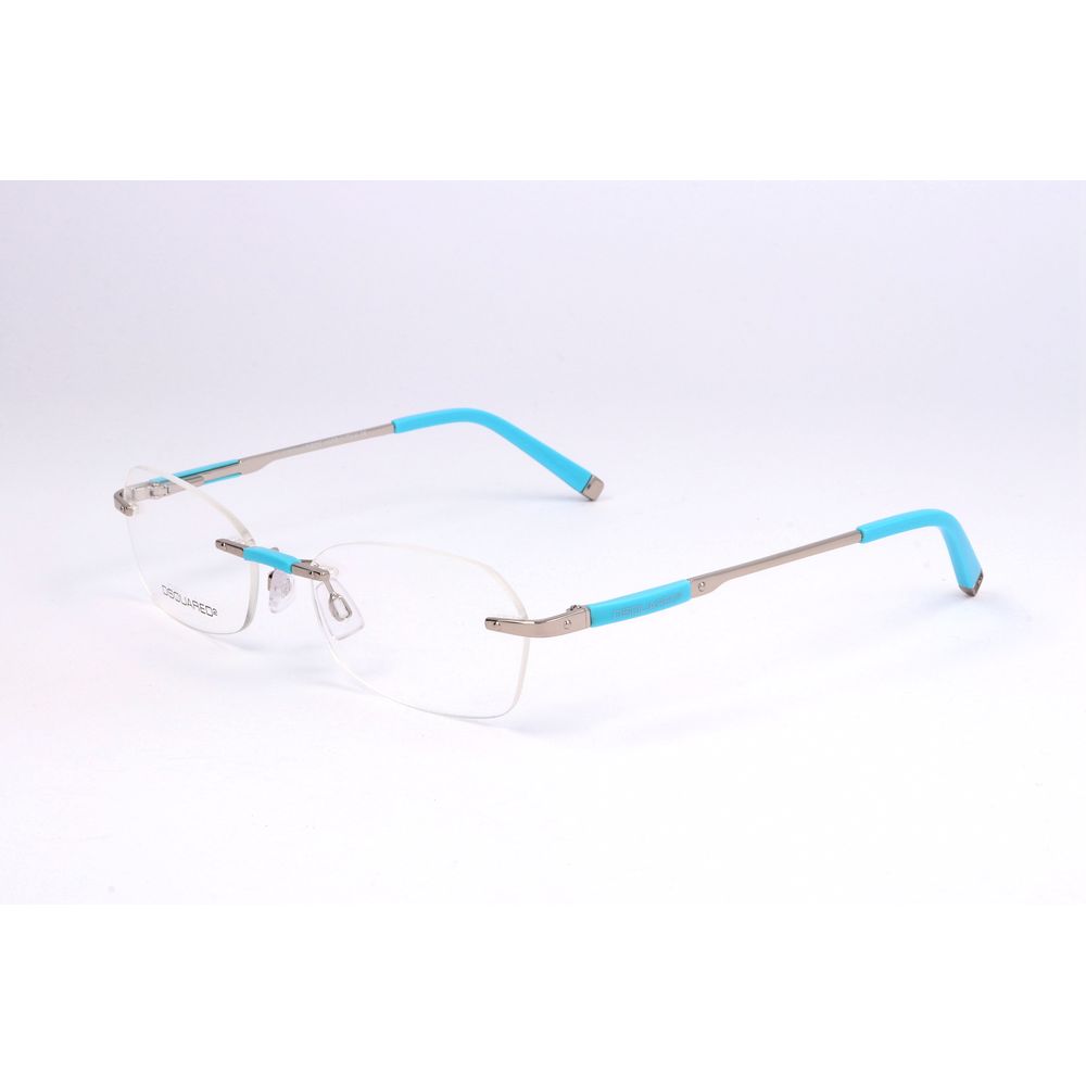 Silver Synthetic Metal Glasses Frames by DSQUARED2
