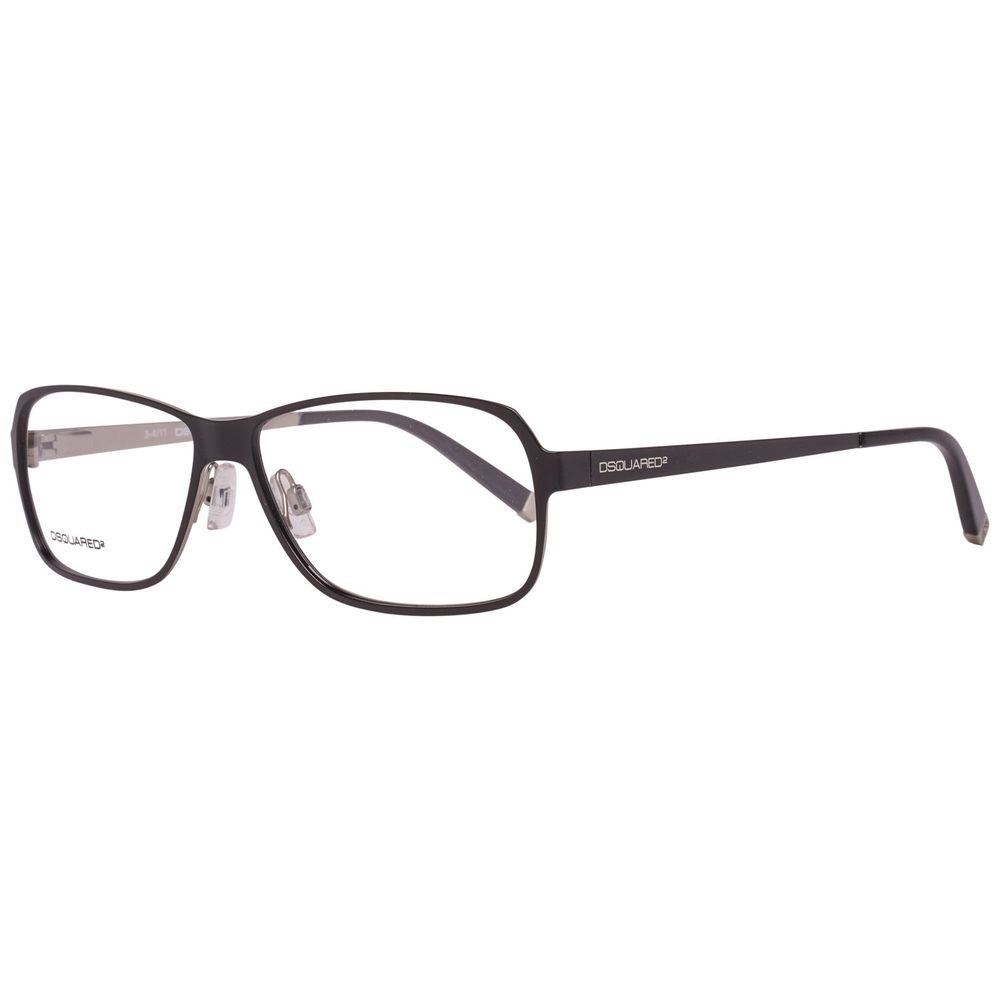 Black Metal Synthetic Glasses Frames