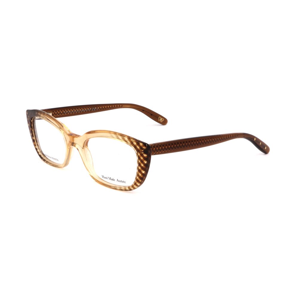 Brown Synthetic Glasses Frames with Dotted Detail