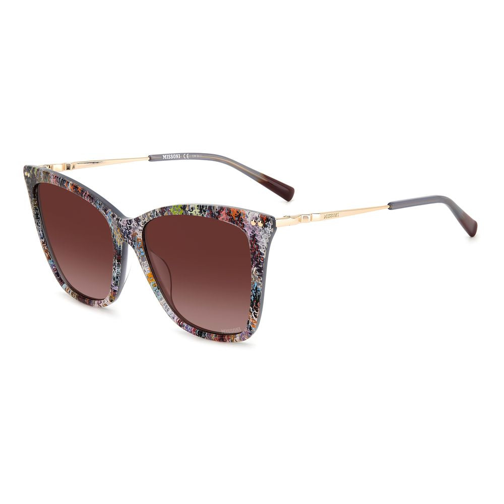 Mehrfarbige synthetische Cat-Eye Sonnenbrille von Missoni