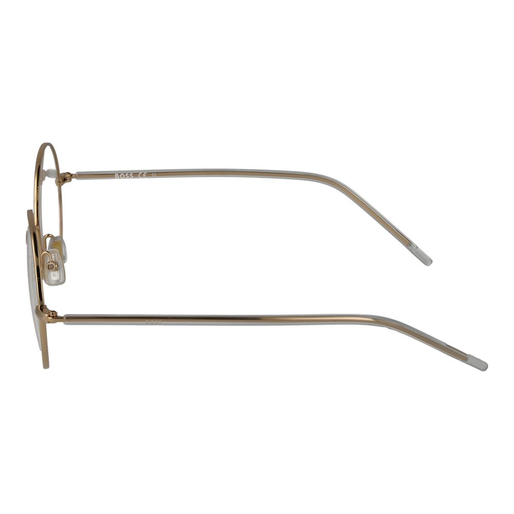 Gold Round Glasses with Titanium Frame