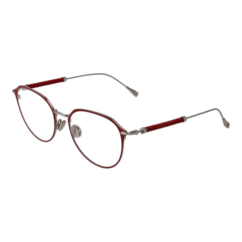 Red Round Synthetic Frame Glasses with Case