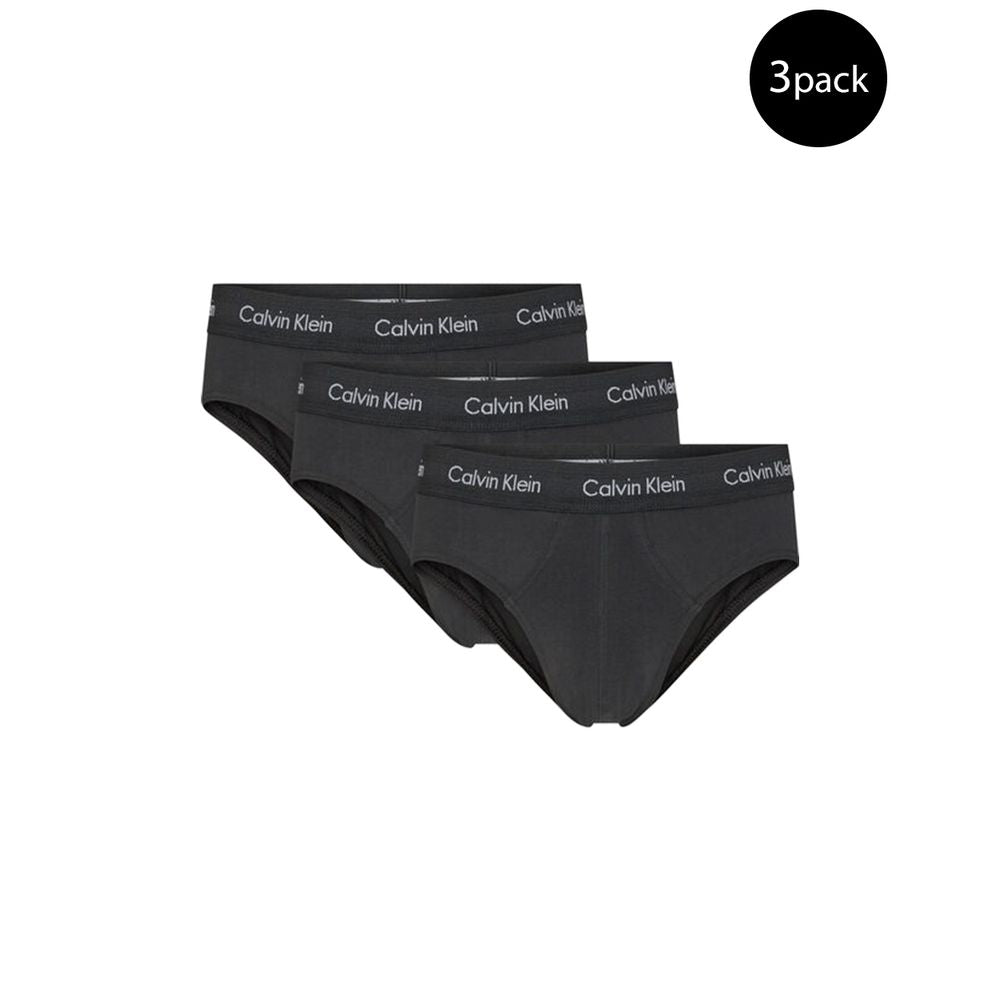 Schwarze Baumwollslips mit Stretch-Komfort