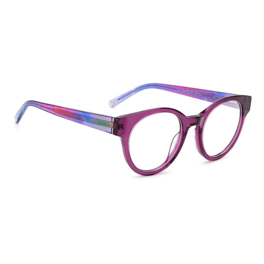 Purple Synthetic Glasses Frames by Missoni