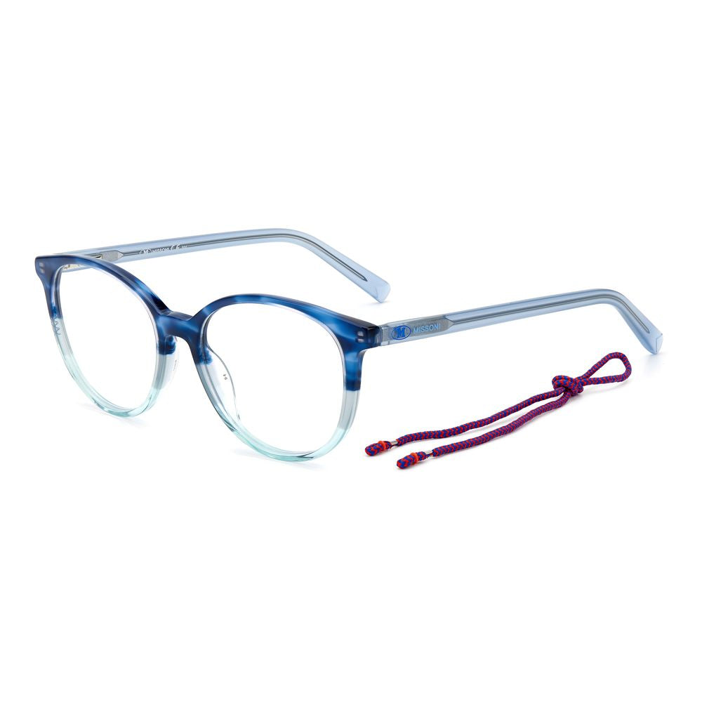 Blaue Brille mit Kunststoffrahmen von Missoni