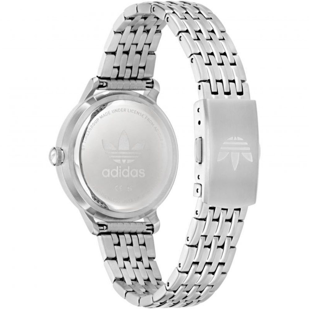Gray Dress Watch with Stainless Steel Bracelet