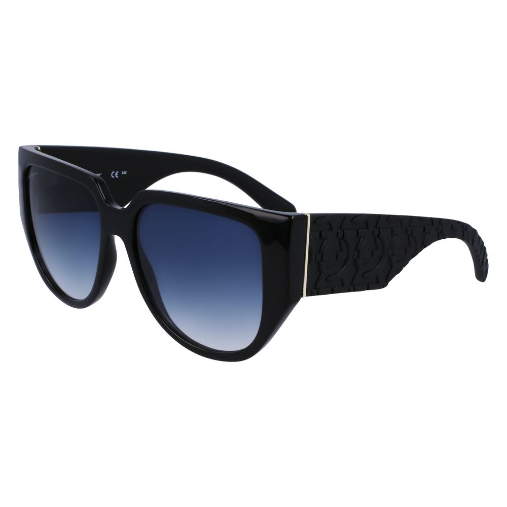 Schwarze Sonnenbrille aus Synthetik Ferragamo SF1088SE-001