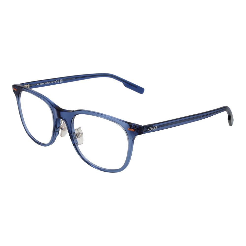Brillengestell aus blauem Acetat