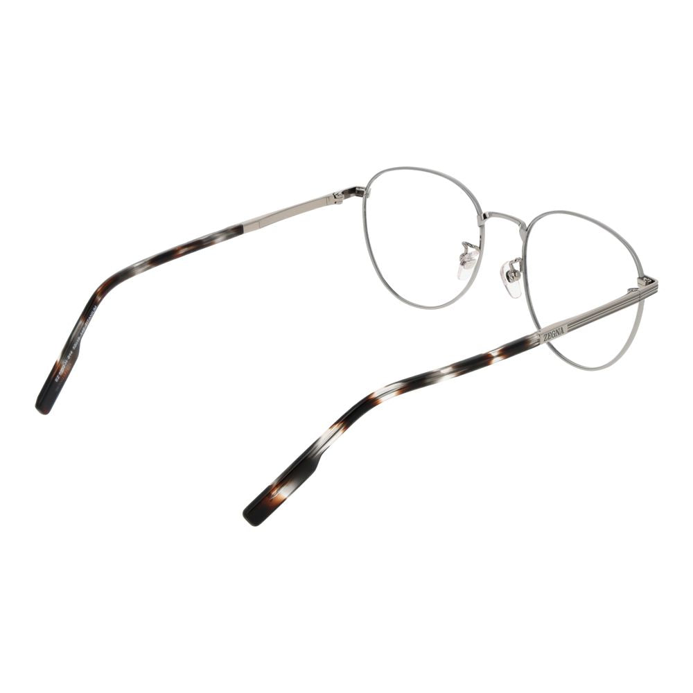 Gunmetal Synthetic Round Glasses Frames