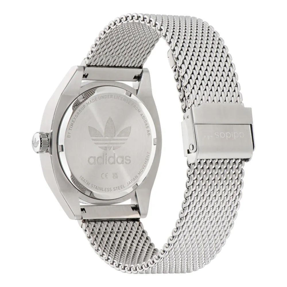 Gray Sport Watch with Stainless Steel Bracelet Adidas Edition
