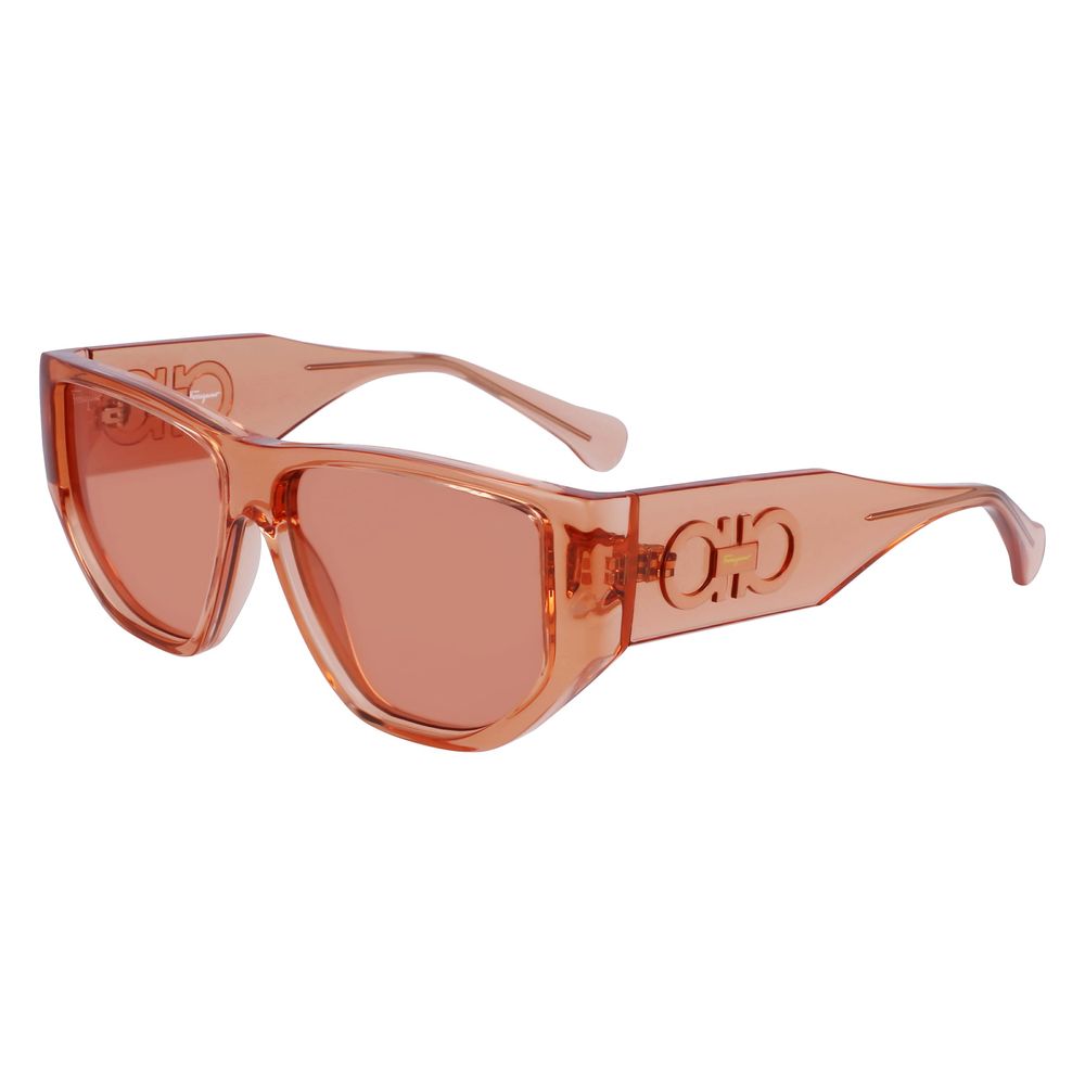 Orange Synthetic Sunglasses by Ferragamo