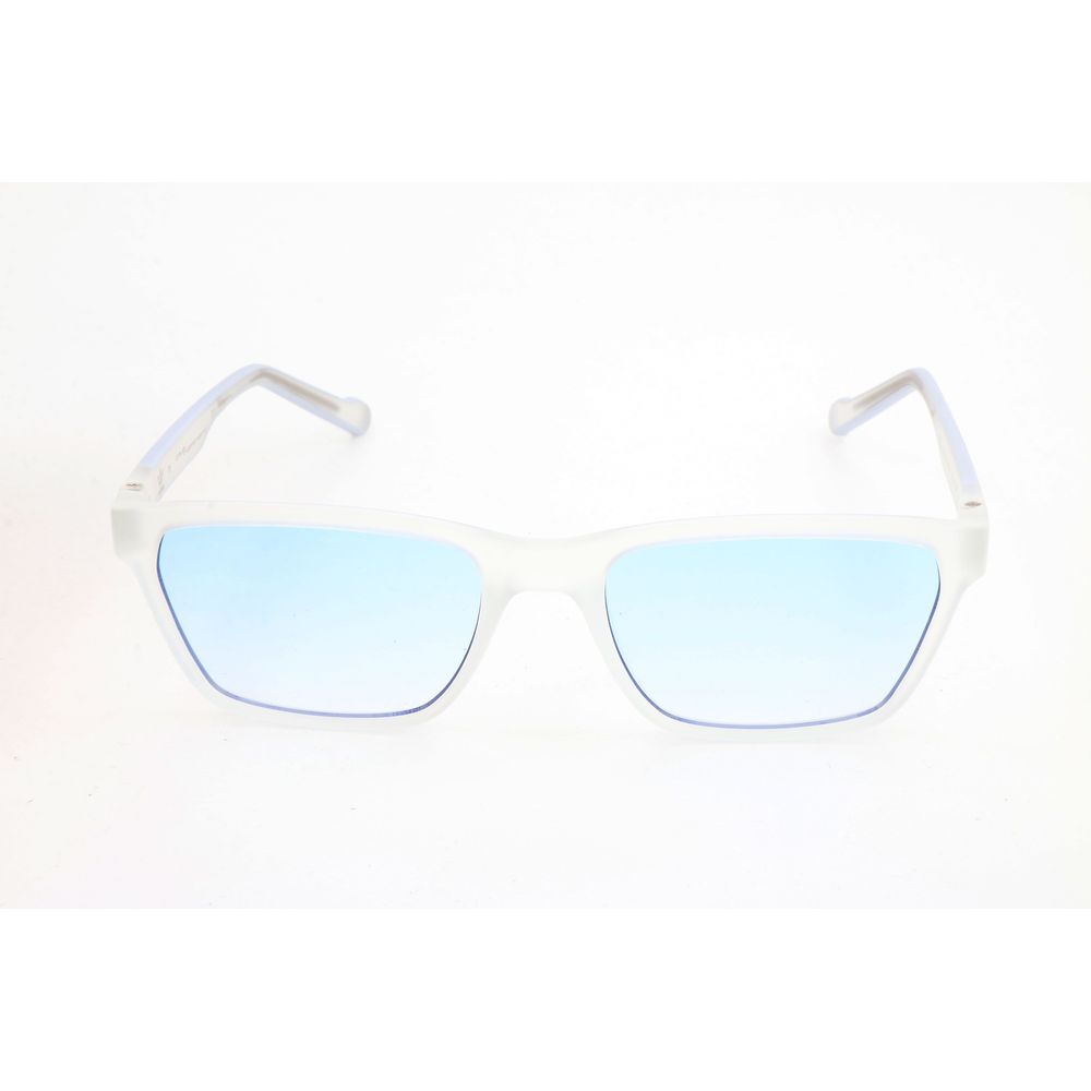 Transparent Synthetic Sunglasses with Glass Tint