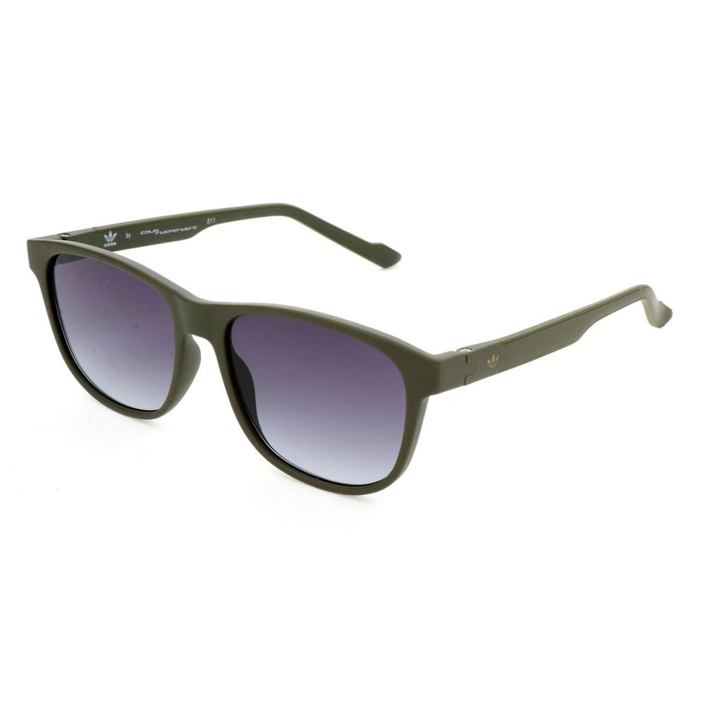 Military Green Synthetic Sunglasses with Gradient Lens