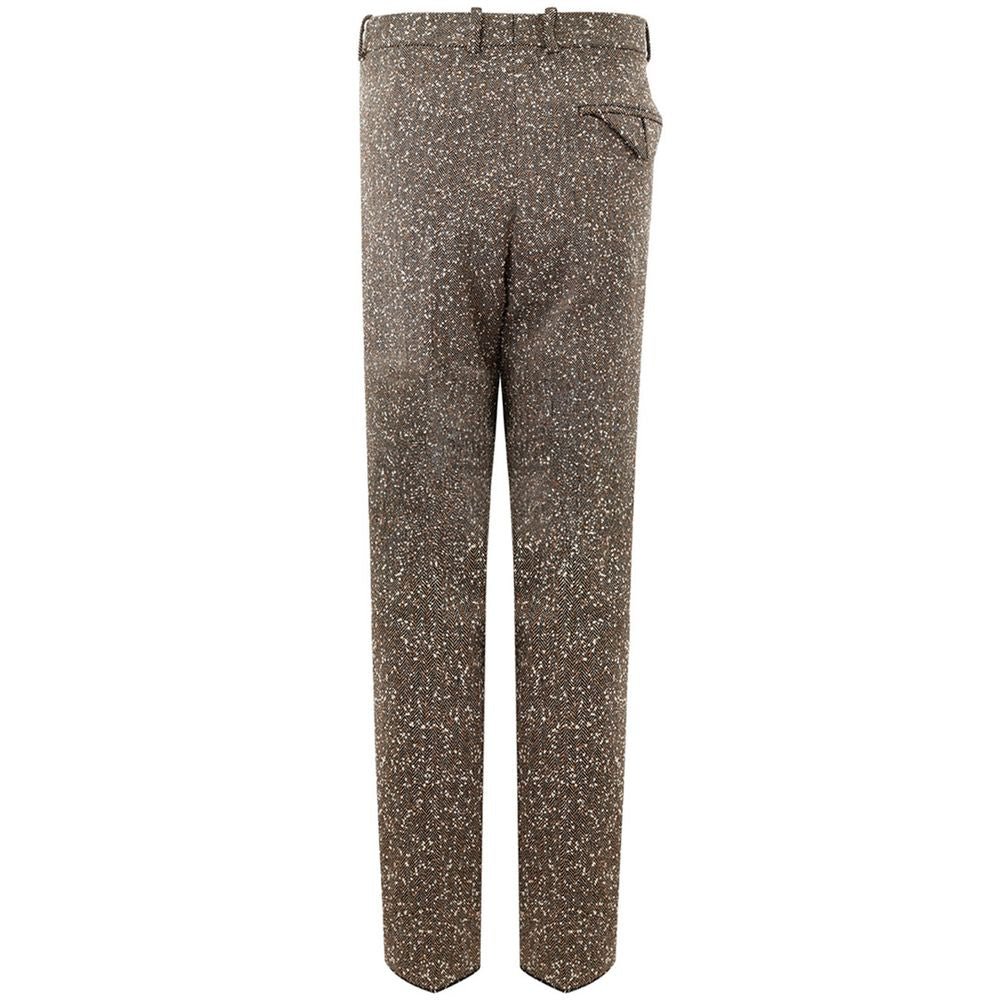 Pantalon décontracté multicolore en viscose