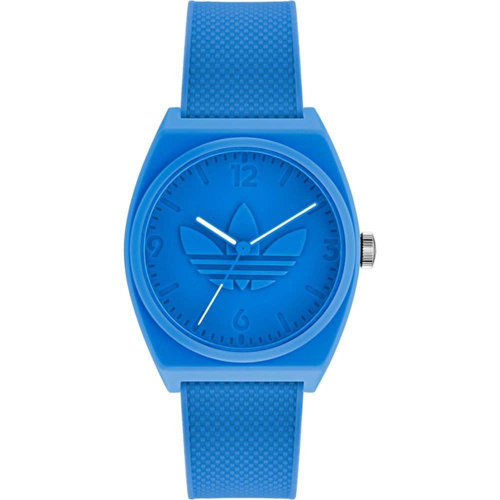 Blue Synthetic Sport Watch with Quartz Movement