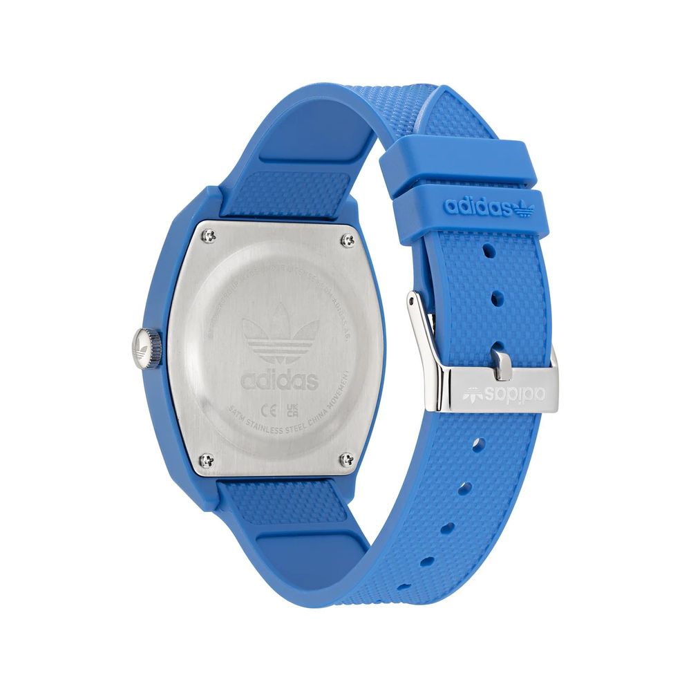 Blue Synthetic Sport Watch with Quartz Movement