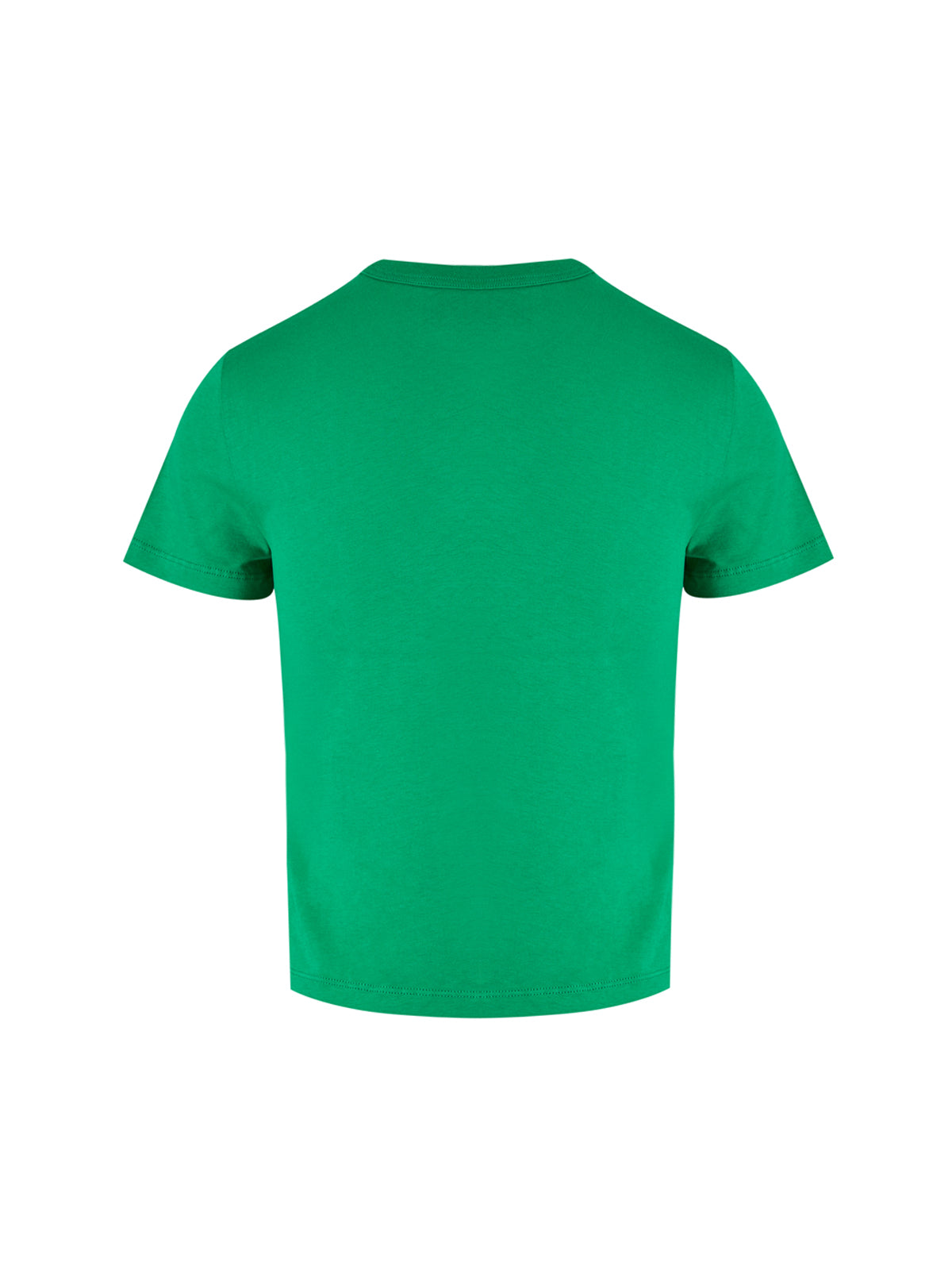 Green Cotton Gucci Logo T-Shirt