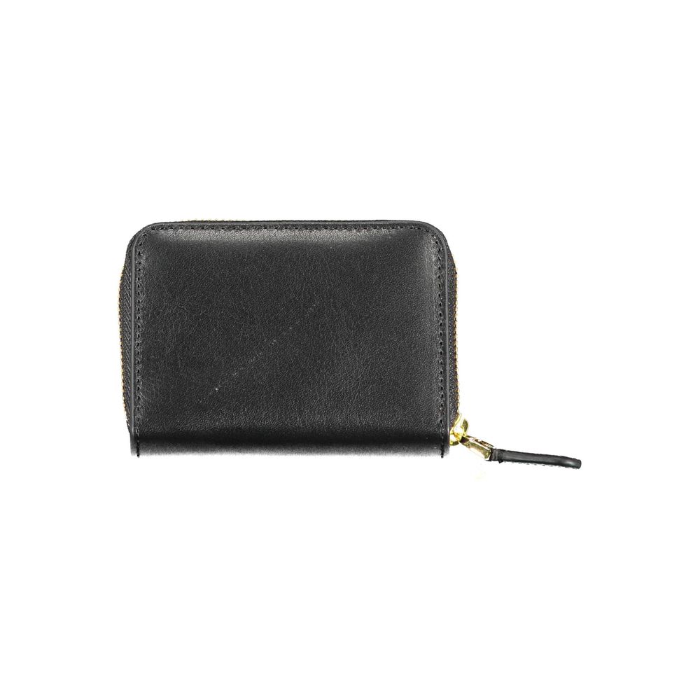 Nero Leather Wallet with Zip Closure