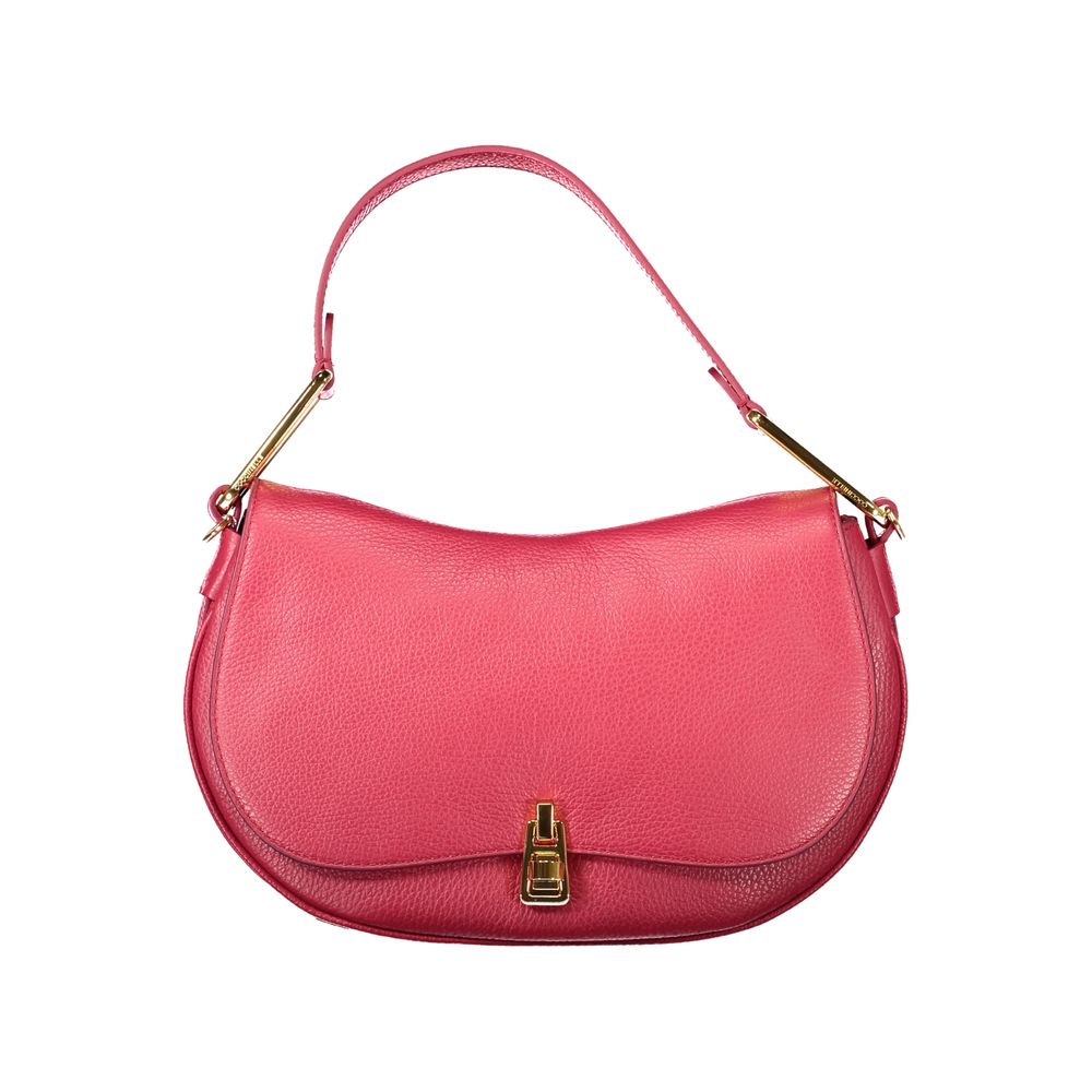 Rosso Leather Handbag with Swivel Closure by Coccinelle