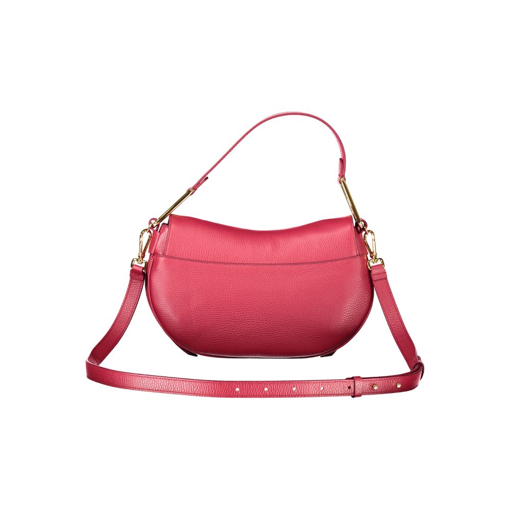 Rosso Leather Handbag with Swivel Closure by Coccinelle
