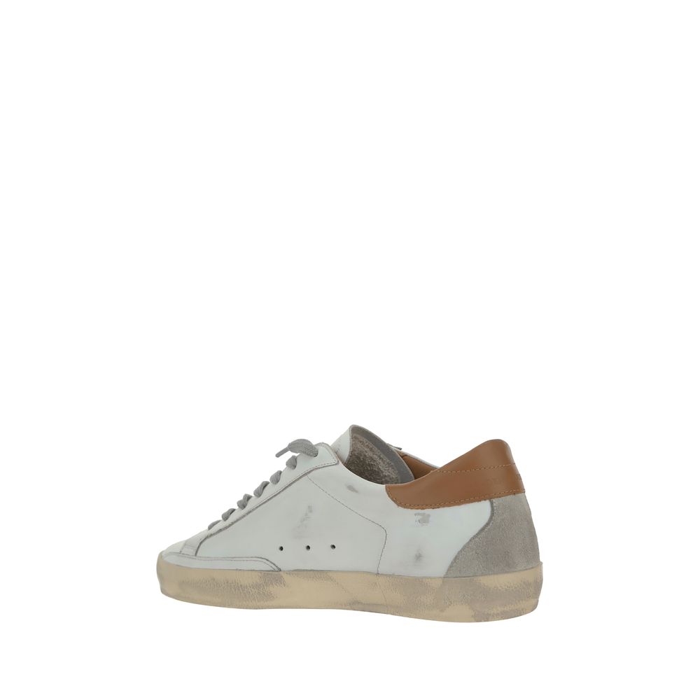 Golden Goose Superstar Sneakers aus weißem Leder