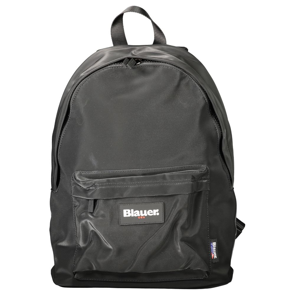 Schwarzer Blauer NAPER Rucksack aus Synthetik mit Laptopfach